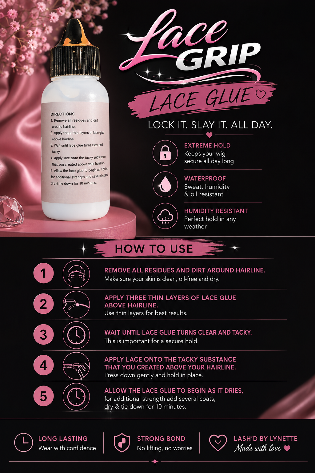 Lace Grip Extreme Hold Lace Glue